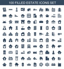 100 estate icons
