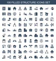 100 structure icons