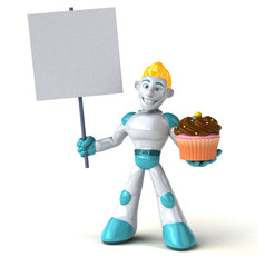 Robot - 3D Illustration