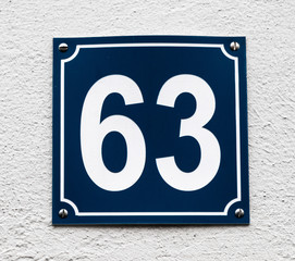 Hausnummer 63
