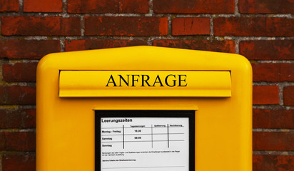 Anfrage Briefkasten