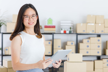 Asian business lady at office