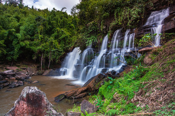 Tad-Pla-Kang waterfall, Beautiful waterfall in Chattrakan nationalpark  Pitsanulok province, ThaiLand.