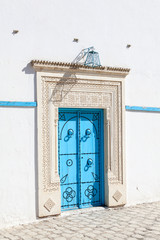 Many different beauty doors are in Kairouan city, northern Tunisia, Africa