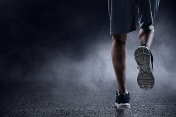 Man running outdoor