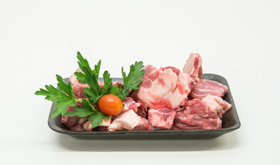 stew mutton pack butchery lamb red raw meat