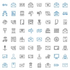 post icons set
