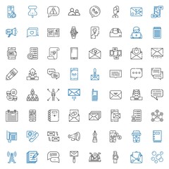 message icons set