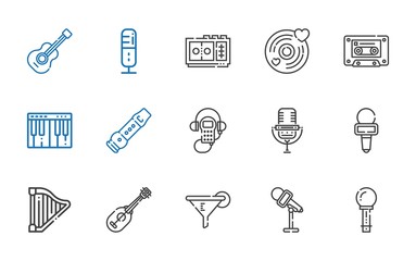 musical icons set
