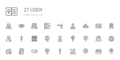 user icons set