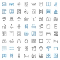interior icons set