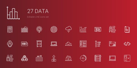 data icons set