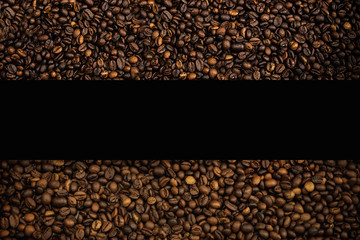 Wallpaper dark coffee beans