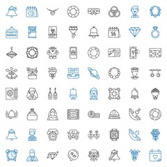 ring icons set