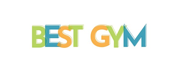 Best gym word concept