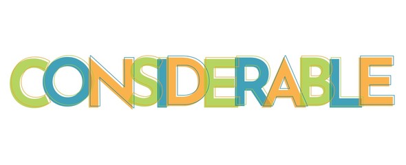 Considerable word concept