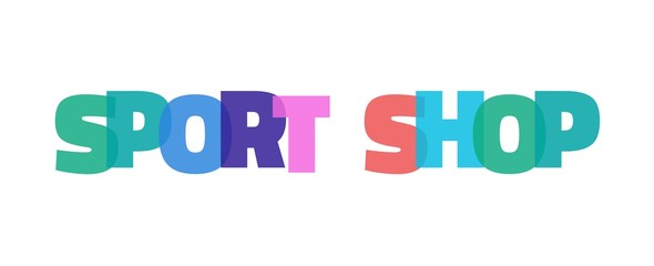 Sport Shop word concept