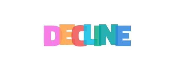 Decline word concept