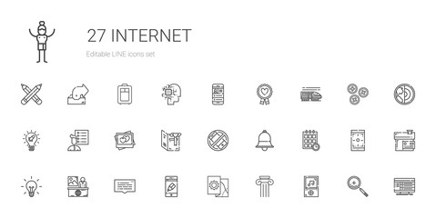 internet icons set