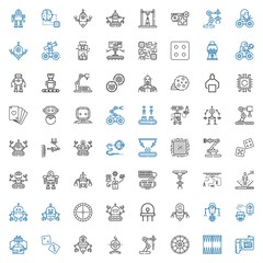 chip icons set