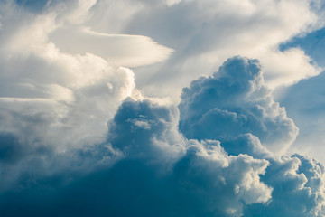thunder storm sky Rain clouds