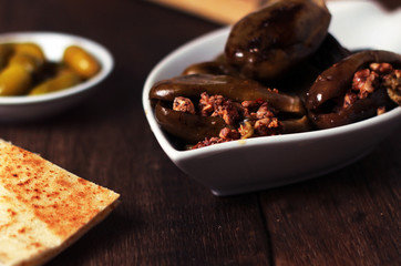 traditional food in sham Maqdous 