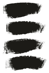 Paint Brush Medium Background High Detail Abstract Vector Background Set 153