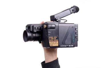 Analogue camcorder, isolated