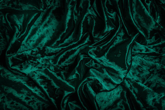 Green Velvet Fabric