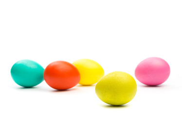easter eggs isolated