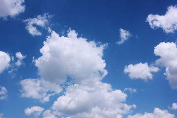 Naklejka na ściany i meble Sky background with clouds
