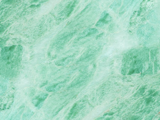 Closeup surface marble pattern at green marble stone wall textured background