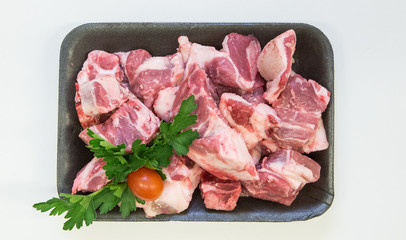 Lamb pack mutton raw meat pack butcher