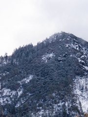 Light snowfall on Camp Fire Effected Area