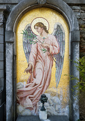 Engel Statue am Sant'Anna Friedhof in Triest