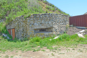 Abandoned bomb shelter
