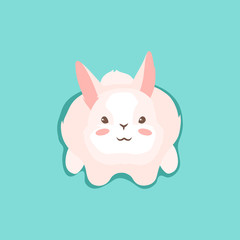 Cute Easter Bunny illustration.