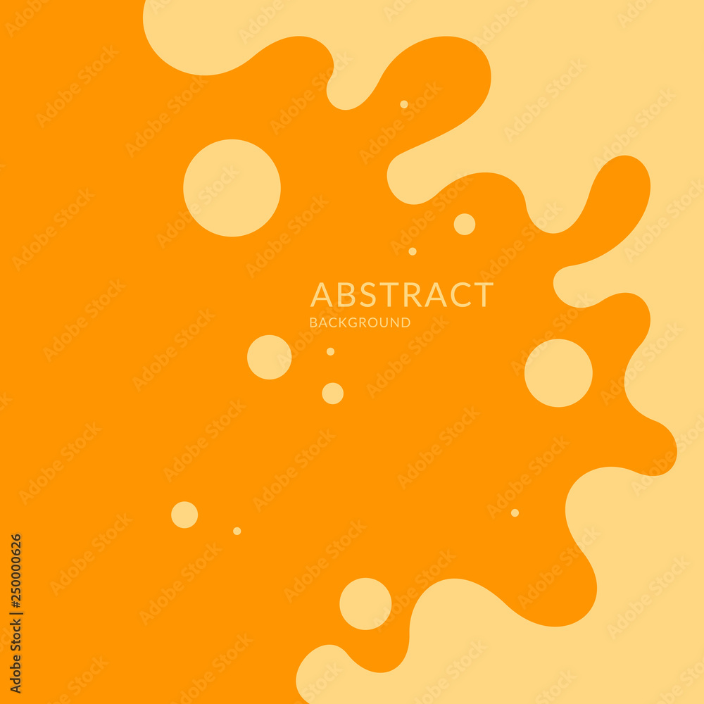 Poster poster with dynamic waves. vector illustration in minimal style