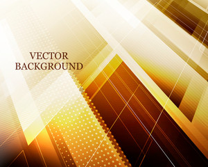 Abstract futuristic background with polygonal shapes and place for Your text.