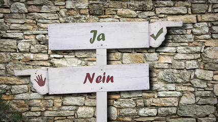 Schild 378 - Ja