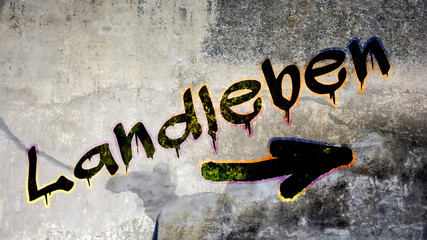 Schild 399 - Landleben