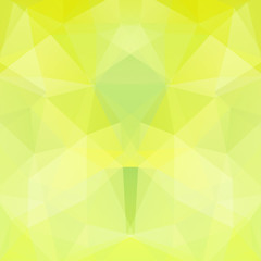 Fototapeta na wymiar Background of pastel green, yellow geometric shapes. Mosaic pattern. Vector EPS 10. Vector illustration
