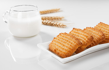 Healthy and crunchy breakfast 