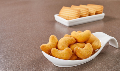 Healthy and crunchy breakfast 