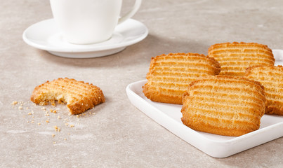 Healthy and crunchy breakfast 