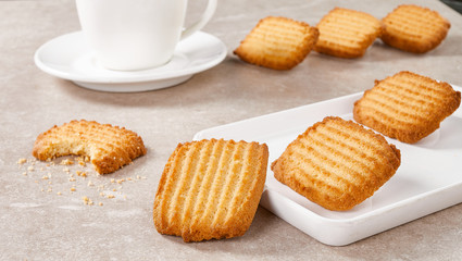 Healthy and crunchy breakfast 