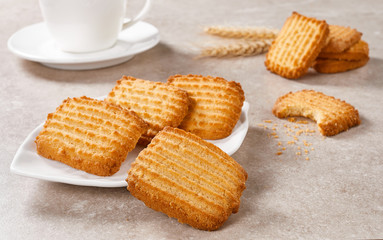 Healthy and crunchy breakfast 