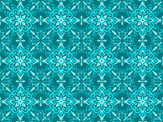 Azulejo Tile Vector Seamless Pattern