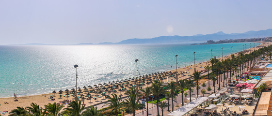 Arenal beach in Mallorca