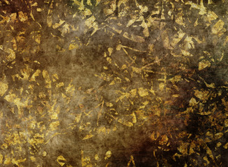 Golden grunge texture